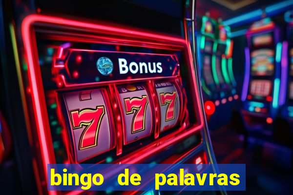 bingo de palavras de natal